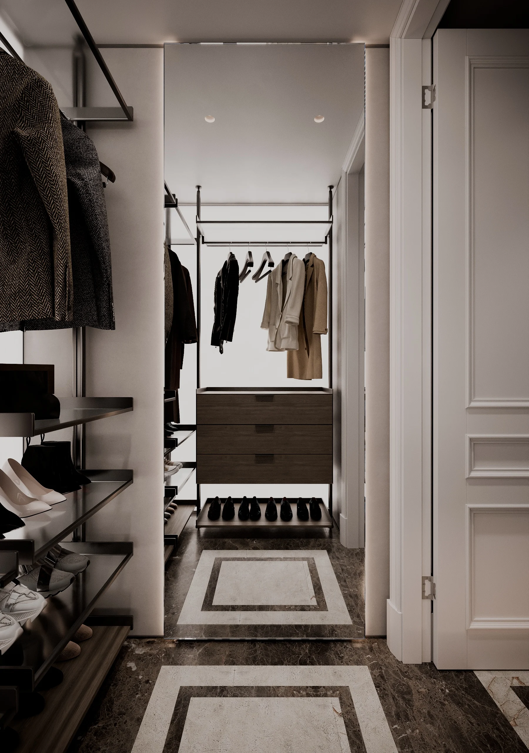Wardrobe interior, view 24