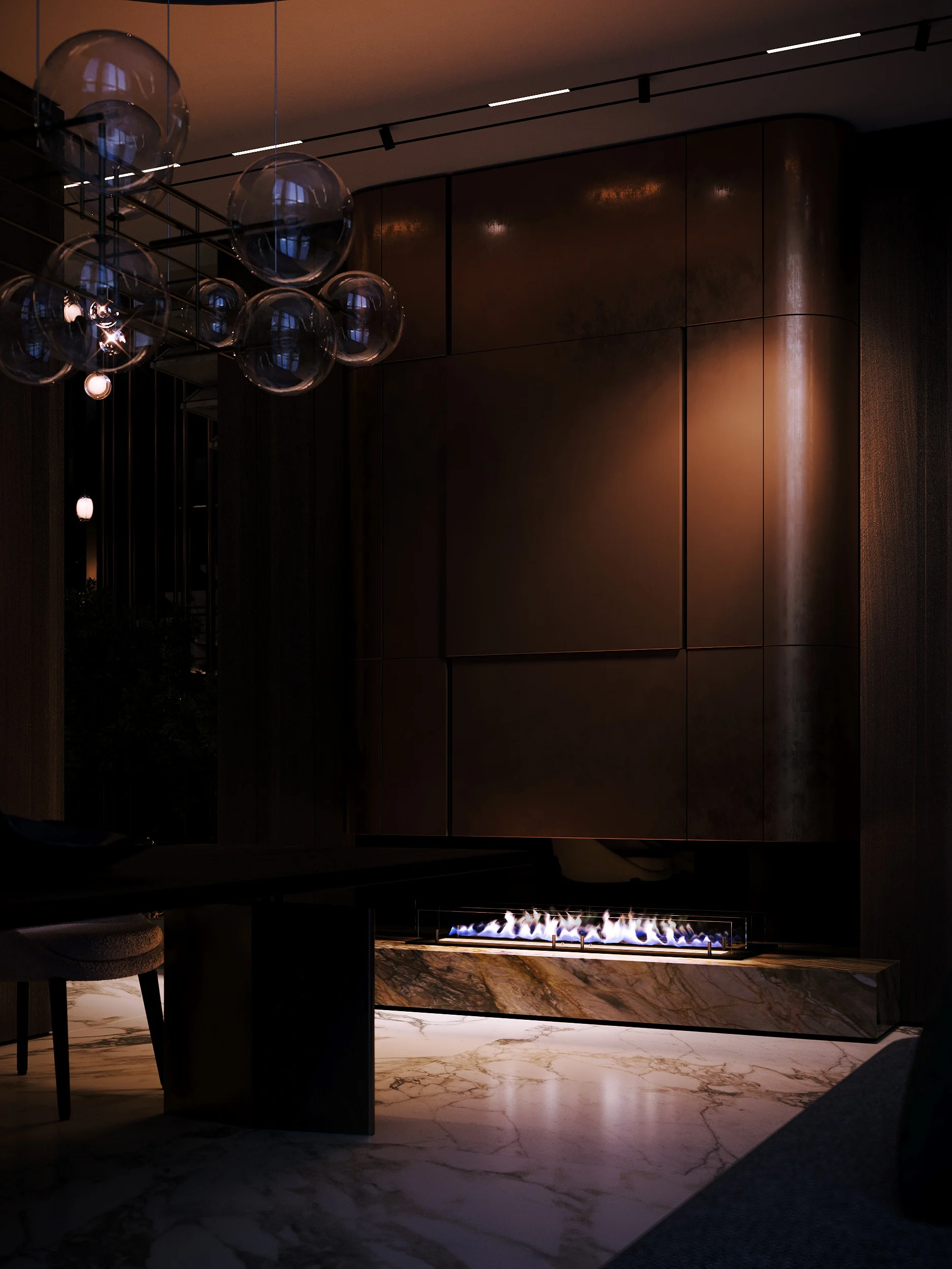 Residential interior, view 29
