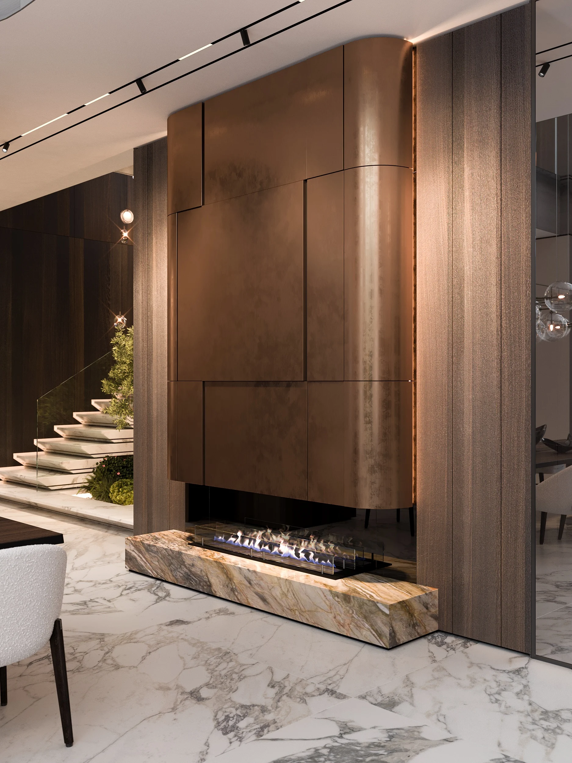 Residential interior, view 34