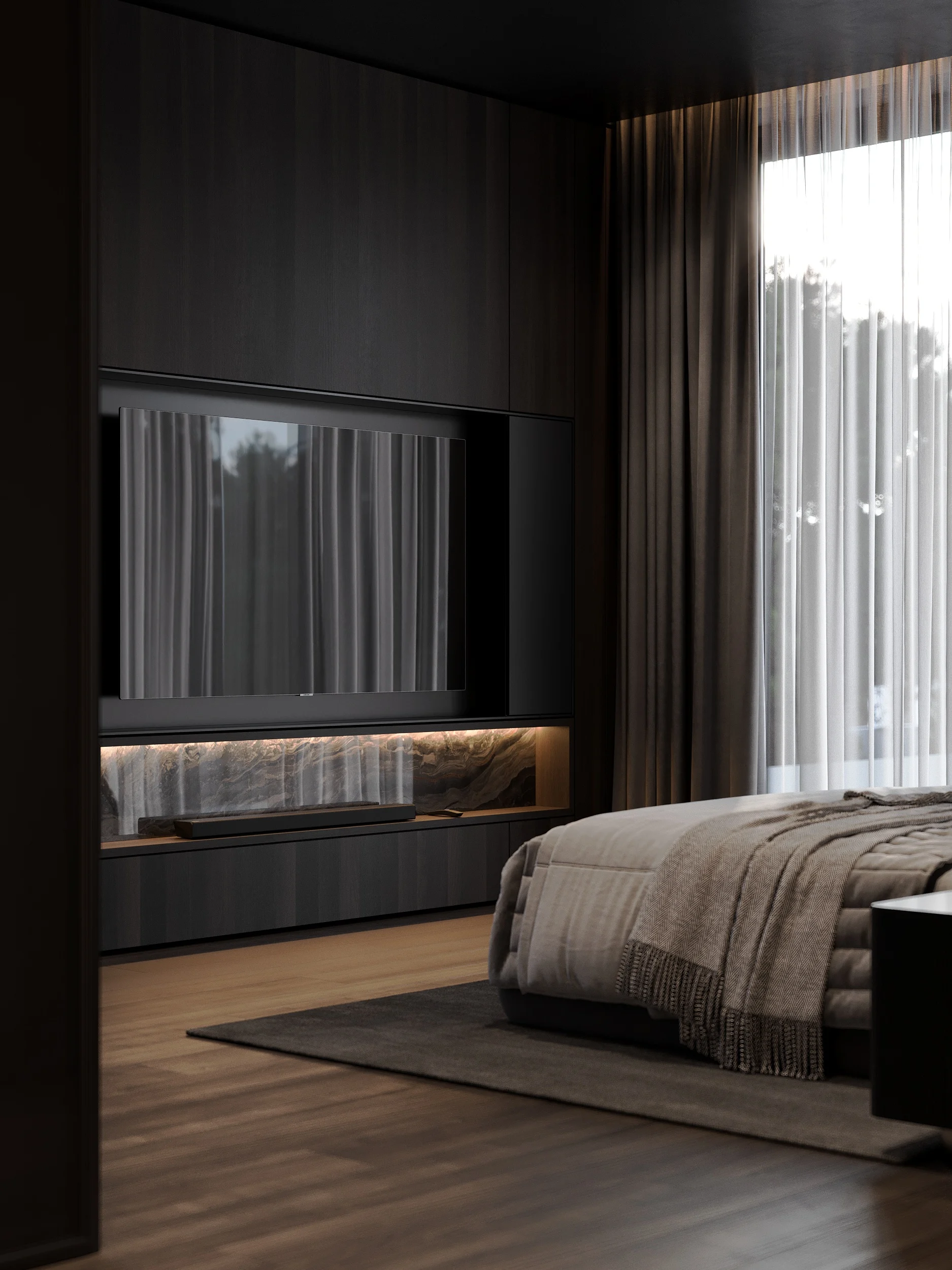Residential interior, view 48