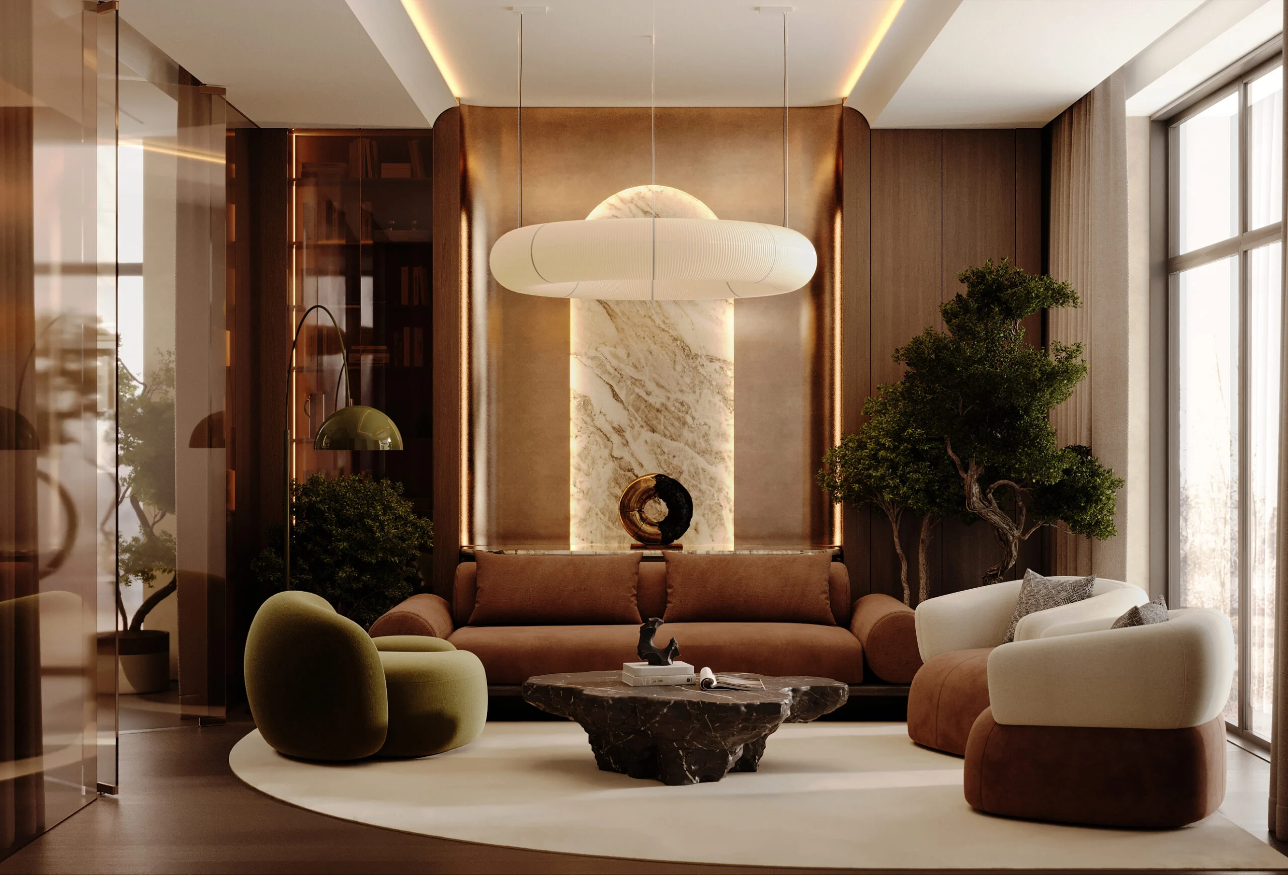 Study interior, view 1