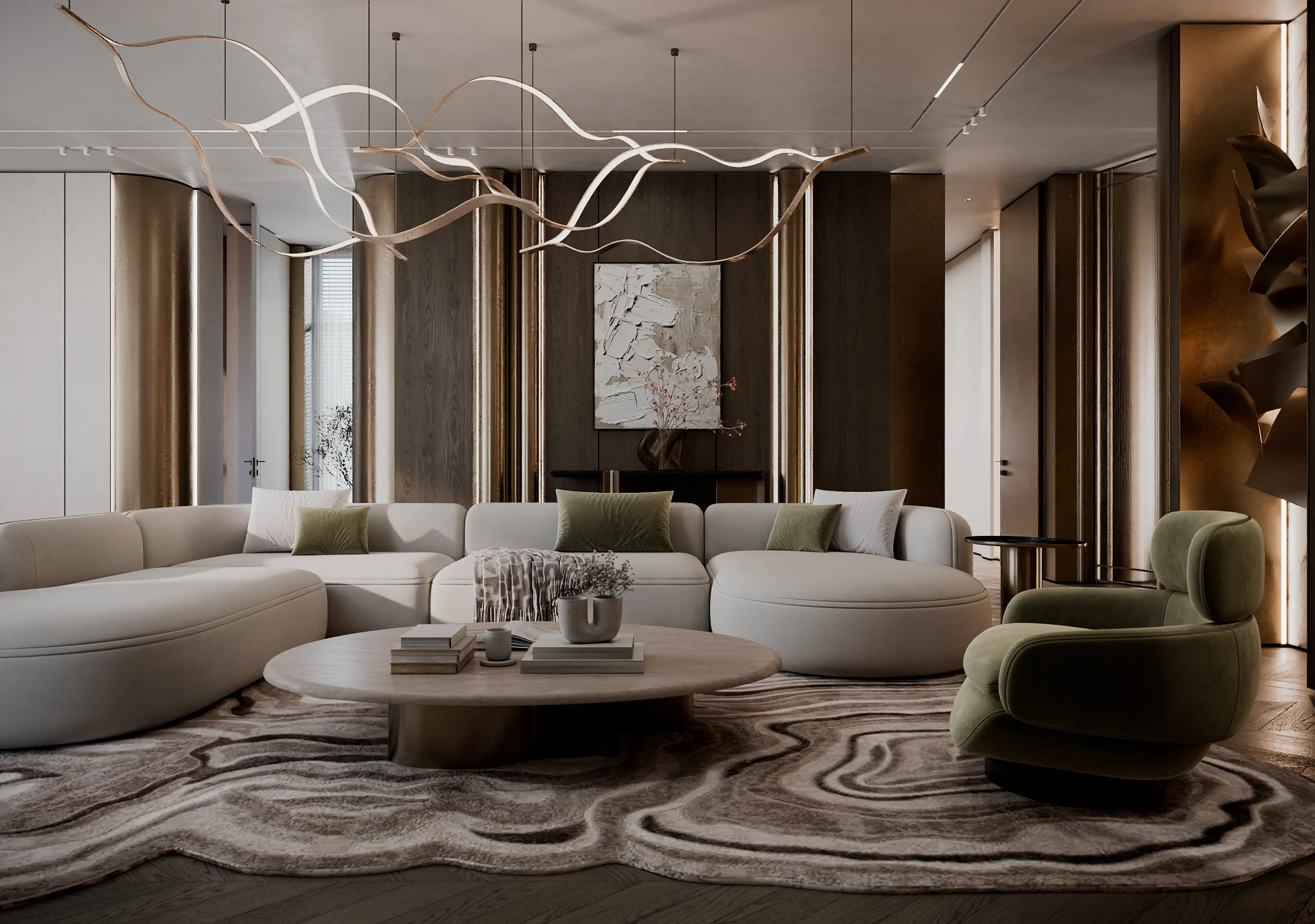 Interior visualization, view 80